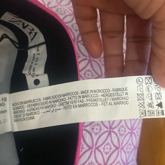 Zara Pucci style pink purple skirt blogger favorite Large - Picture 9 of 11